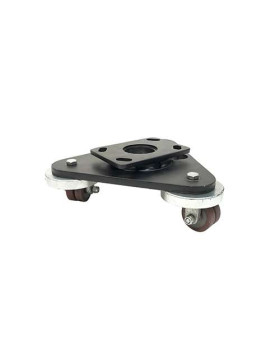 PLATEFORME PIVOTANTE TRIANGULAIRE  AVEC ROULETTES EXTRA BASSES CHARGE 480KG