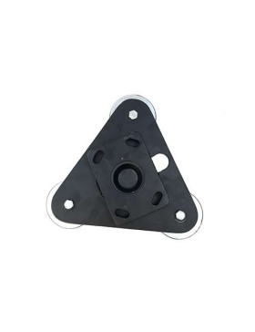 PLATEFORME PIVOTANTE TRIANGULAIRE  AVEC ROULETTES EXTRA BASSES CHARGE 480KG