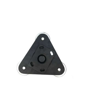 PLATEFORME PIVOTANTE TRIANGULAIRE  AVEC ROULETTES EXTRA BASSES CHARGE 480KG