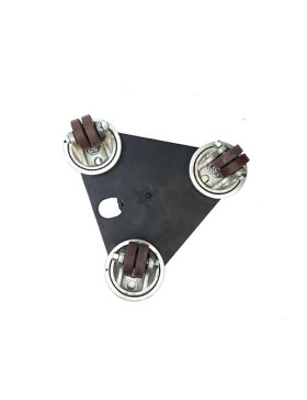 PLATEFORME PIVOTANTE TRIANGULAIRE  AVEC ROULETTES EXTRA BASSES CHARGE 480KG