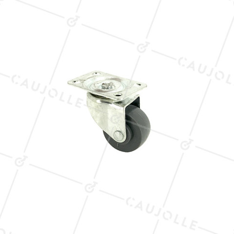 FURNITURE CASTOR 30 MM DIAMETER 15 KG MAX LOAD - S12C30 • Caujolle