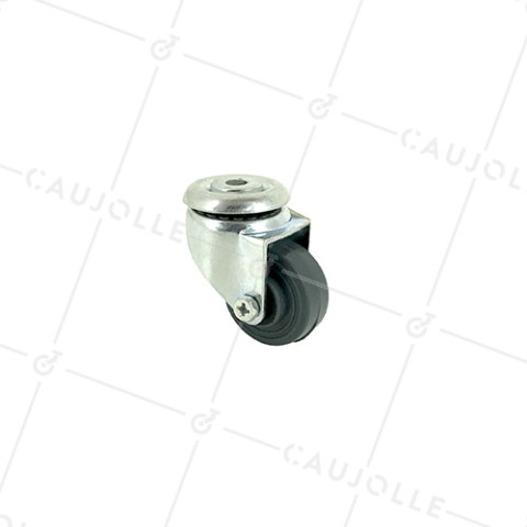 FURNITURE CASTOR 30 MM DIAMETER 15 KG MAX LOAD - S12C30 • Caujolle
