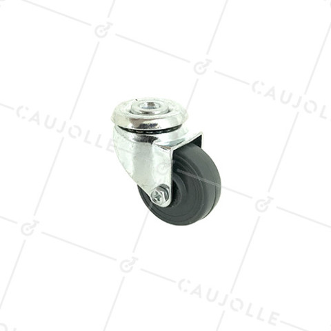 FURNITURE CASTOR 30 MM DIAMETER 15 KG MAX LOAD - S12C30 • Caujolle