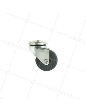 FURNITURE CASTOR 30 MM DIAMETER 15 KG MAX LOAD - S12C30