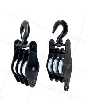 PAIR OF LIFTING MITTS FOR 10 MM DIAMETER ROPE 45 MM LOAD 150 KG