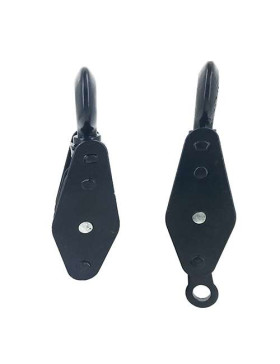 PAIRE DE MOUFLE DE LEVAGE POUR CORDE DE 10 MM DIAMETRE 45 MM CHARGE 150 KG