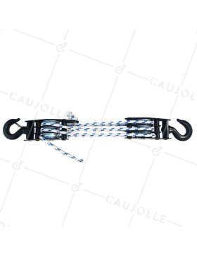 PAIR OF LIFTING MITTS FOR 10 MM DIAMETER ROPE 45 MM LOAD 150 KG