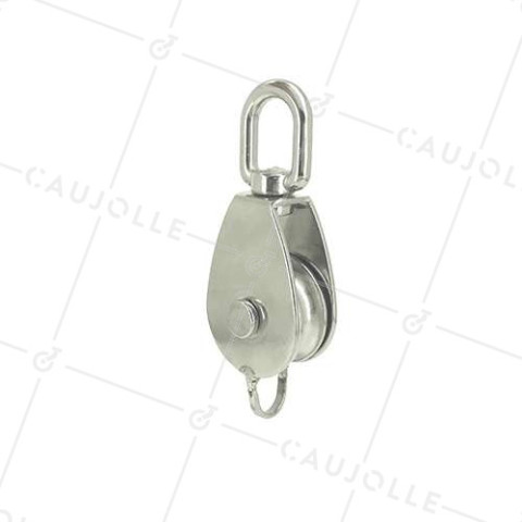 POULIE INOX DIAMETRE 32 MM CHARGE 500 KG • Caujolle