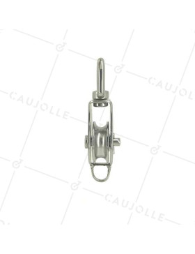POULIE INOX DIAMETRE 32 MM CHARGE 500 KG