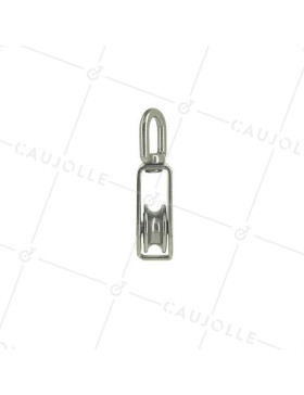 POULIE SIMPLE EN INOX MARIN 316 DIAMÈTRE 30 MM CHARGE 500 KG 