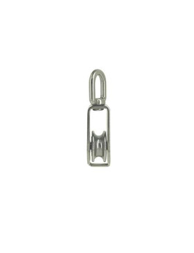 POULIE SIMPLE EN INOX MARIN 316 DIAMÈTRE 30 MM CHARGE 500 KG 