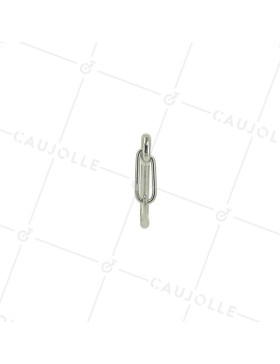 Mousqueton pompier à ressort en inox pour charge de 120 kg