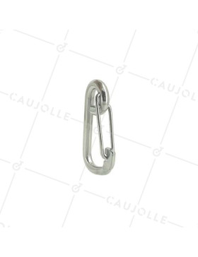 MOUSQUETON 6 MM X 60 MM DE LONGUEUR CHARGE 120 KG • Caujolle