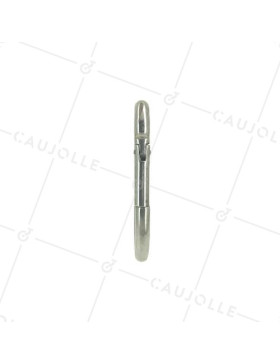 Mousqueton pompier à oeil en inox pour charge de 300 kg