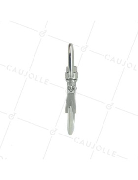 Crochet en inox avec touret pour charge de 1 tonne