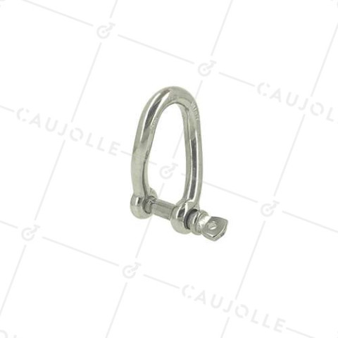 MANILLE TORSE EN INOX MARIN 316 POUR CORDE DE 20 MM CHARGE 700 KG • Caujolle