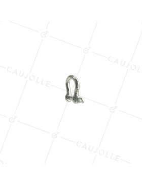 MANILLE LYRE INOX MARIN 316 POUR CORDE DE 7 MM CHARGE 100 KG • Caujolle
