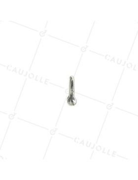 Manille lyre en inox avec axe traversant de 4 mm de diamètre