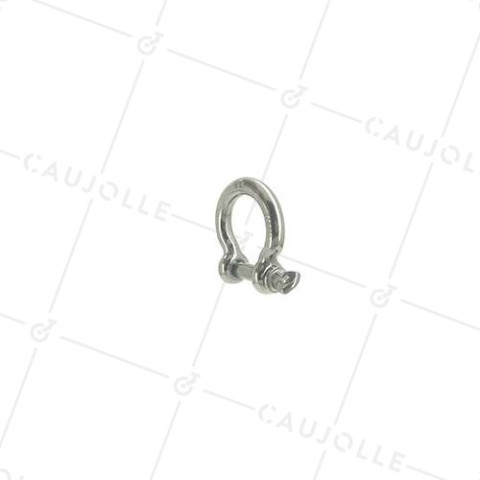 MANILLE LYRE INOX DE 4 MM CHARGE 100 KG • Caujolle