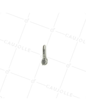 Manille lyre en inox avec axe traversant de 6 mm de diamètre