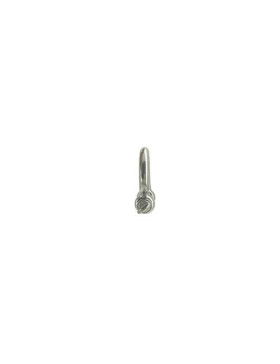 Manille lyre en inox avec axe traversant de 6 mm de diamètre