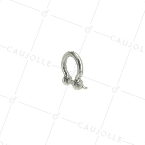 MANILLE LYRE INOX DE 4 MM CHARGE 100 KG • Caujolle