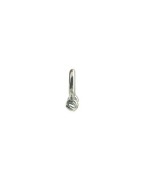 Manille lyre en inox avec axe traversant de 8 mm de diamètre