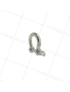 MANILLE LYRE EN INOX MARIN 316 POUR CORDE DE 18 MM CHARGE 700 KG • Caujolle