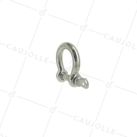 MANILLE LYRE EN INOX MARIN 316 POUR CORDE DE 18 MM CHARGE 700 KG • Caujolle