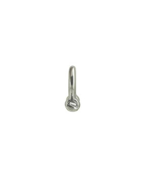 Manille lyre en inox avec axe traversant de 12 mm de diamètre