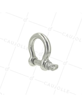 MANILLE LYRE INOX MARIN 316 POUR CORDE DE 30 MM CHARGE 1700 KG • Caujolle