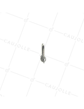 Manille droite en inox avec axe traversant de 4 mm de diamètre