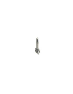 Manille droite en inox avec axe traversant de 4 mm de diamètre