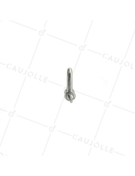 Manille droite en inox avec axe traversant de 6 mm de diamètre