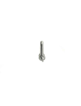 Manille droite en inox avec axe traversant de 6 mm de diamètre