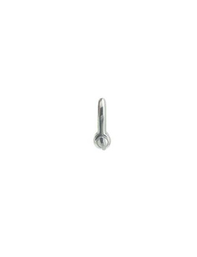 Manille droite en inox avec axe traversant de 8 mm de diamètre