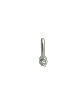 Manille droite en inox avec axe traversant de 10 mm de diamètre