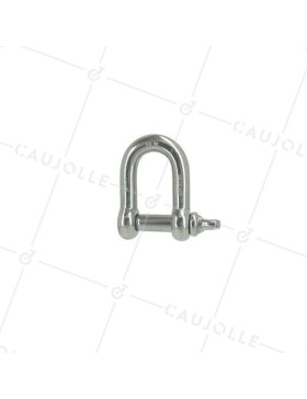 MANILLE DROITE INOX DE 4 MM