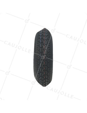 ENSEMBLE PNEU À CRAMPONS + CHAMBRE À AIR DE BROUETTE ULTRA RENFORCÉ DIAMÈTRE 400 MM JANTE 8 POUCES (4.80/4.00-8) 4PR AGR
