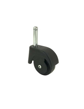 FURNITURE SWIVEL CASTOR WHEEL WITH SMOOTH SPINDLE S47 50 MM DIAMETER 