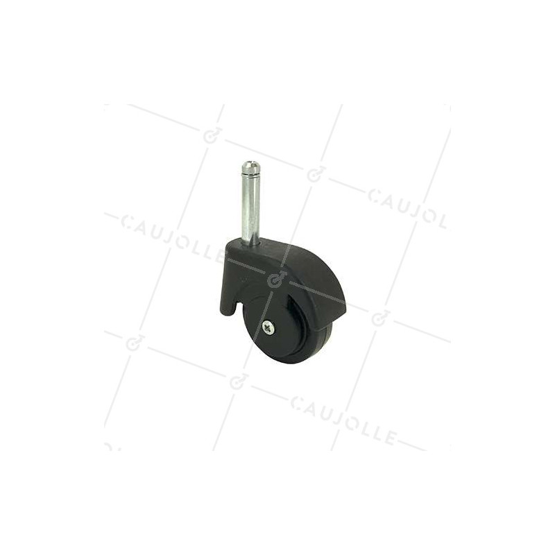 FURNITURE SWIVEL CASTOR WHEEL WITH SMOOTH SPINDLE S47 50 MM DIAMETER 