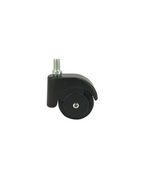 FURNITURE SWIVEL CASTOR WHEEL WITH THREADED ROD S47 50 MM DIAMETER 