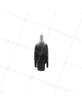 FURNITURE SWIVEL CASTOR WHEEL WITH THREADED ROD S47 50 MM DIAMETER 
