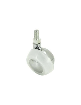 SWIVEL FURNITURE CASTOR WITH THREADED STEM S44 DIAMETER 42 