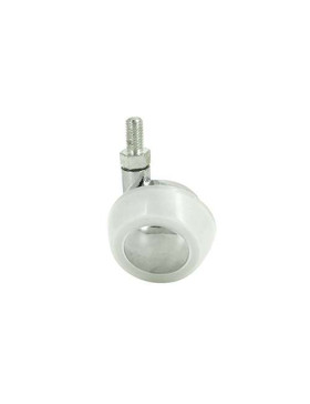 SWIVEL FURNITURE CASTOR WITH THREADED STEM S44 DIAMETER 42 
