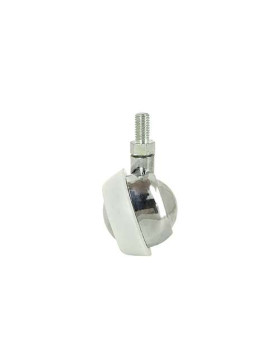 SWIVEL FURNITURE CASTOR WITH THREADED STEM S44 DIAMETER 42 