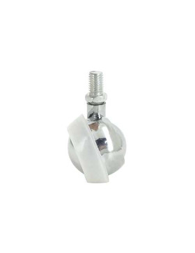 SWIVEL FURNITURE CASTOR WITH THREADED STEM S44 DIAMETER 42 