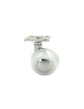 SWIVEL FURNITURE CASTOR WITH THREADED STEM S44 DIAMETER 42 