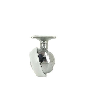 SWIVEL FURNITURE CASTOR WITH THREADED STEM S44 DIAMETER 42 