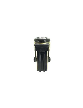 Castor RETRO DESIGN WITH Bolt hole GOLDEN ALUMINUM BRAKE 50 MM DIAMETER 30KG LOAD WITH 10 MM FIXING - GOLDSTYL50OAF